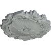 Ekena Millwork Plymouth Ceiling Medallion (Fits Canopies up to 1 5/8"), 16 3/4"OD x 1 3/8"P CM16PL